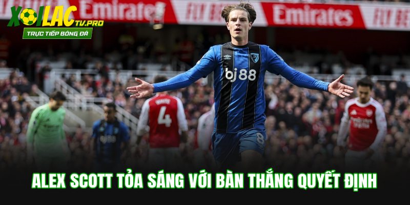 Alex Scott tỏa sáng với bàn thắng quyết định