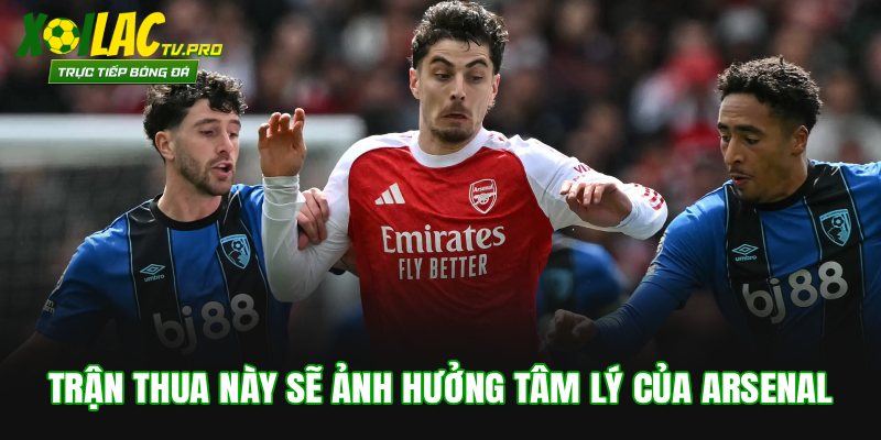 Trận thua này sẽ ảnh hưởng tâm lý của Arsenal